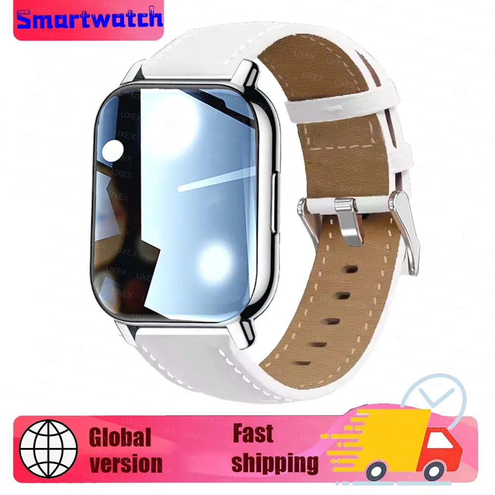 Ladies Men New 1.83" Smart Watch HD Full Screen Ultra Wireless Call Show Time Call Reminder Custom Photo Watches For Android Ios