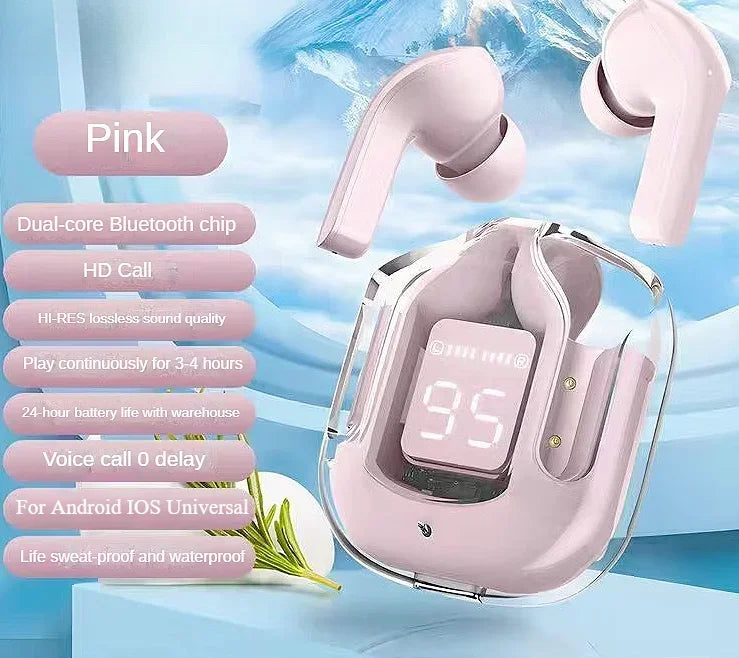 Bluetooth Touch Earbuds – Noise Reduction, Waterproof