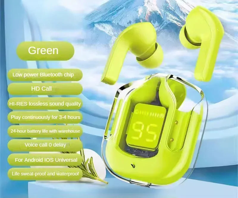 Bluetooth Touch Earbuds – Noise Reduction, Waterproof