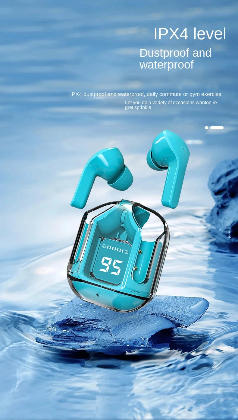 Bluetooth Touch Earbuds – Noise Reduction, Waterproof