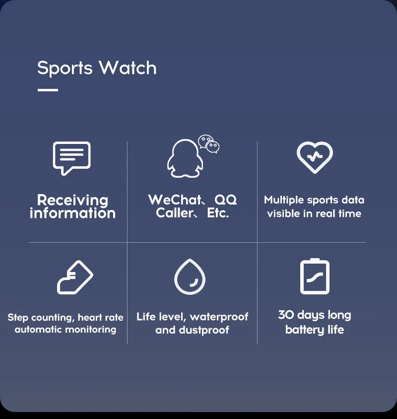 New 116plus Smartwatch Bracelet Waterproof With smart watch blood pressure Sleep Monitor Heart Rate Monitor And Fitness Features