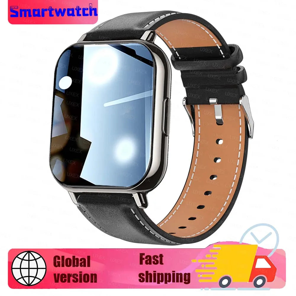 Ladies Men New 1.83" Smart Watch HD Full Screen Ultra Wireless Call Show Time Call Reminder Custom Photo Watches For Android Ios