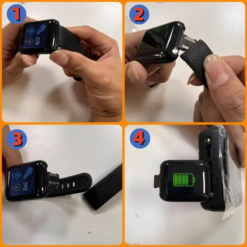 D18 Smart Watch Men and Women Sports Smart Bracelet LED B41 Smartwatch Waterproof Smart Touch Screen Bracelet Smartband 2025 New