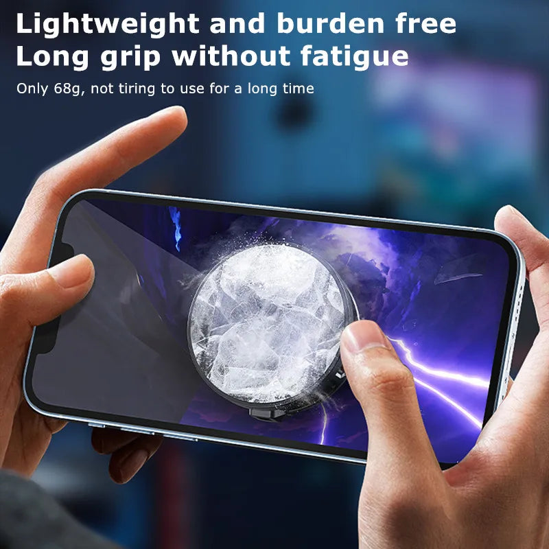 MEMO NEW Magnetic/ Back-clip 2 IN 1 Mobile Phone Semiconductor Cooling Fan Radiator CX07 for IPhone IOS Android PUBG Game Cooler