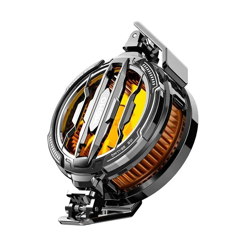 MEMO NEW Magnetic/ Back-clip 2 IN 1 Mobile Phone Semiconductor Cooling Fan Radiator CX07 for IPhone IOS Android PUBG Game Cooler