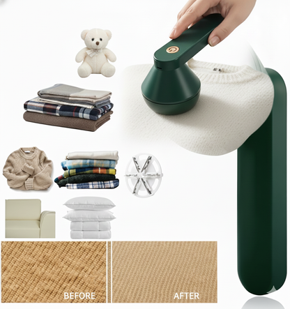Rechargeable Lint Remover | Electric Fabric Shaver for Clothes, Sweaters &amp; Upholstery | Portable &amp; Powerful