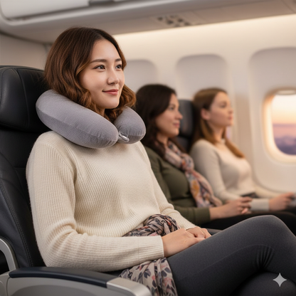 U-Shaped Travel Neck Pillow | Soft Support Cushion for Car, Plane &amp; Long Journeys