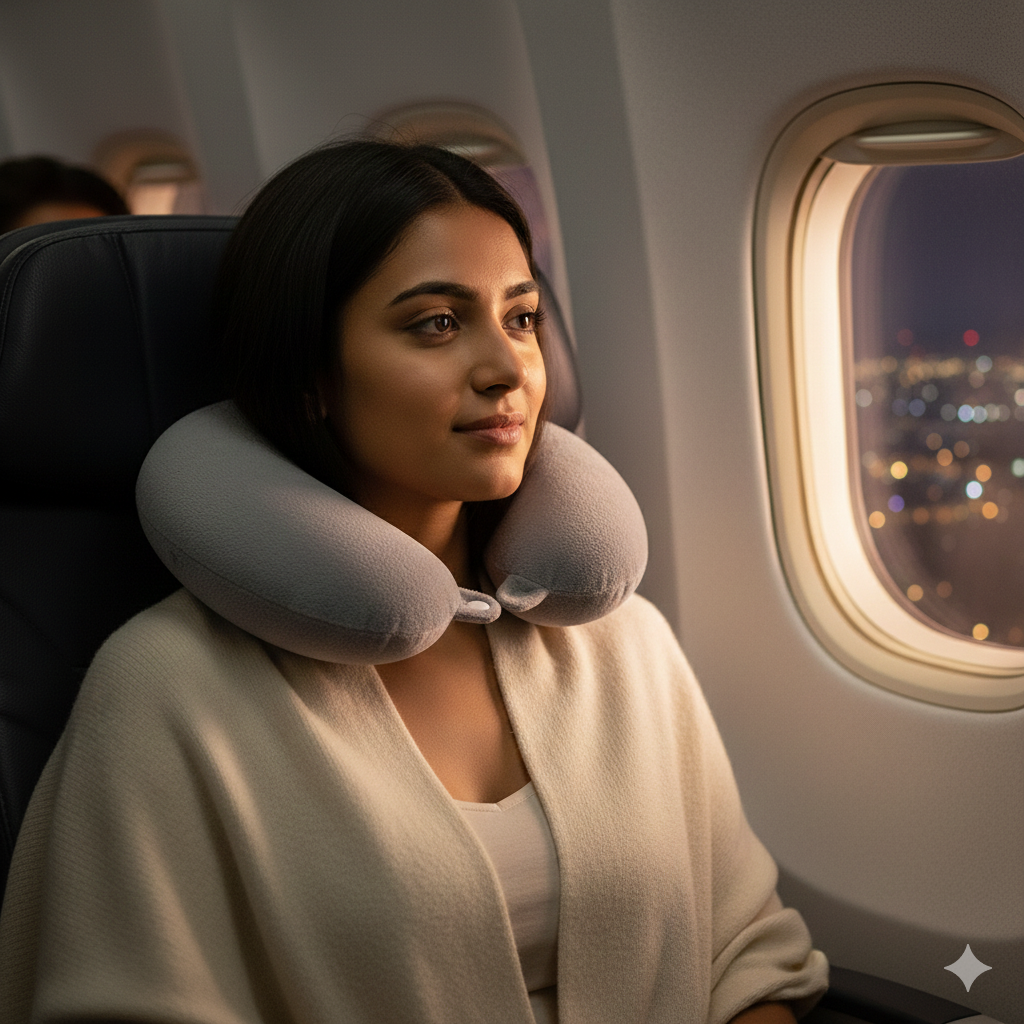 U-Shaped Travel Neck Pillow | Soft Support Cushion for Car, Plane &amp; Long Journeys