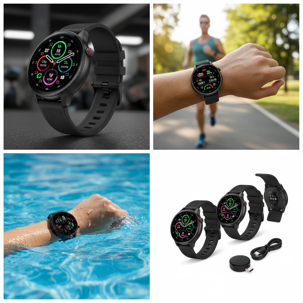 V19 Pro Smartwatch | AMOLED Display, Fitness &amp; Health Tracking | Bluetooth Calling &amp; Smart Notifications