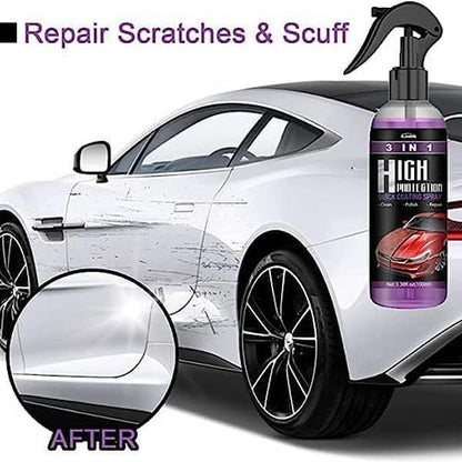 3-in-1 Car Nano Ceramic Coating – Hydrophobic Polish