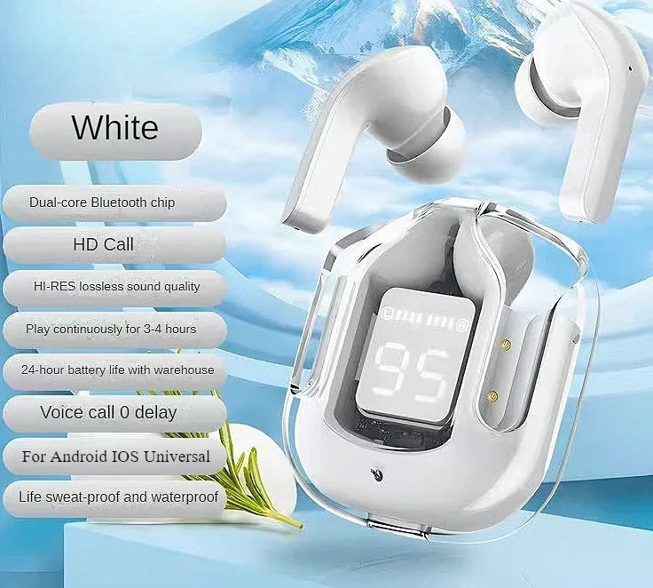 Bluetooth Touch Earbuds – Noise Reduction, Waterproof