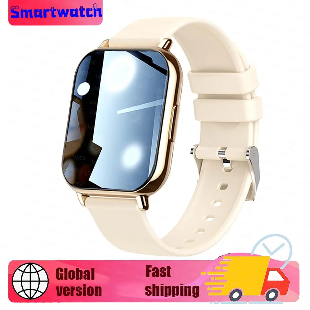 Ladies Men New 1.83" Smart Watch HD Full Screen Ultra Wireless Call Show Time Call Reminder Custom Photo Watches For Android Ios