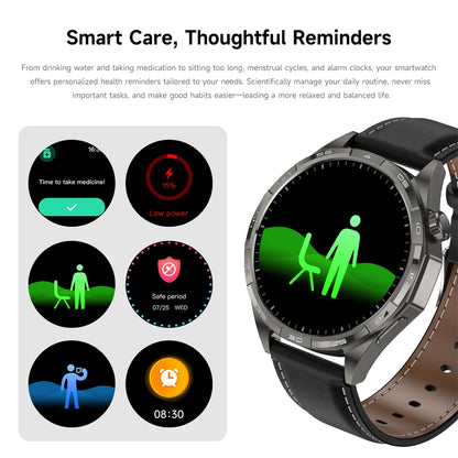 New Watch GT6 Smart Watch Men HD AMOLED Screen GPS Track Always Show Time Waterproof Heart Rate Bluetooth Call Sports Smartwatch