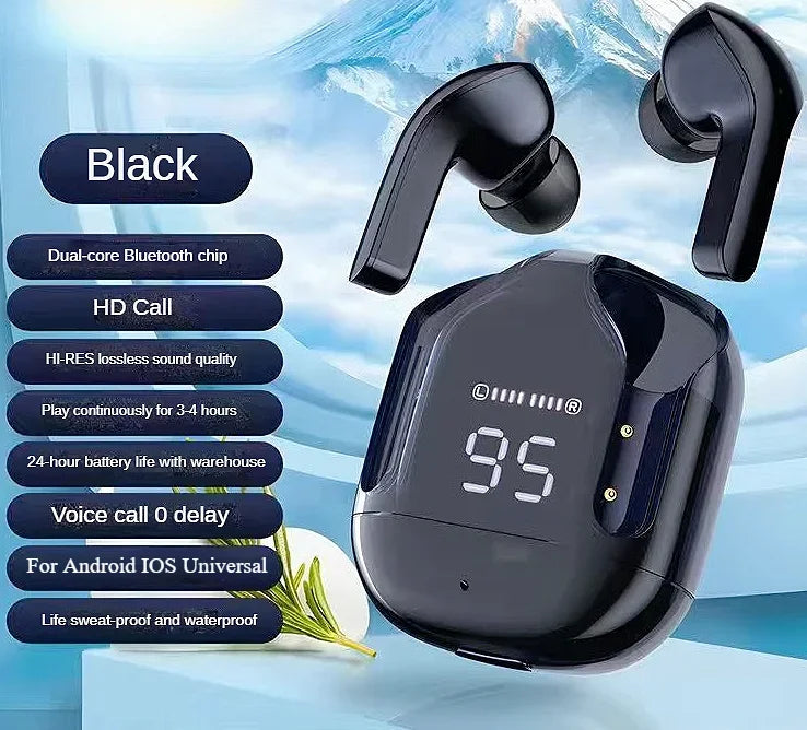 Bluetooth Touch Earbuds – Noise Reduction, Waterproof