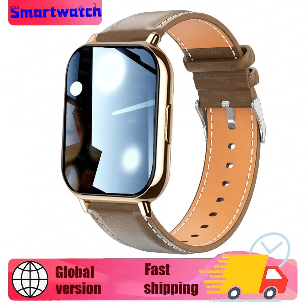 Ladies Men New 1.83" Smart Watch HD Full Screen Ultra Wireless Call Show Time Call Reminder Custom Photo Watches For Android Ios
