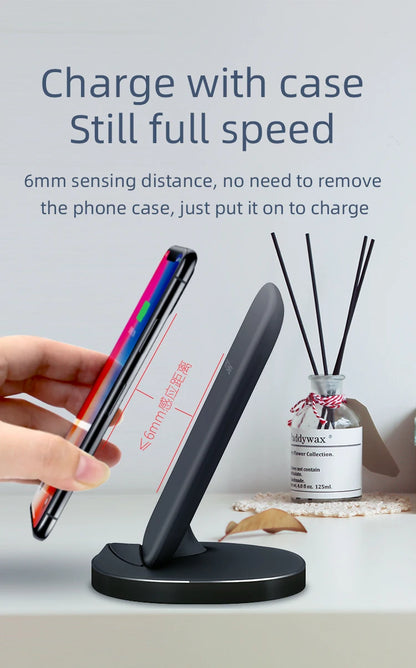 Best selling wireless charger stand fast wireless charger for smartphone