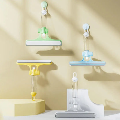 Glass Essential Professional 3-in-1 Glass Kit with Spray Bottle Scraper Ergonomic Handle Window Cleaner for Home Car for Windows