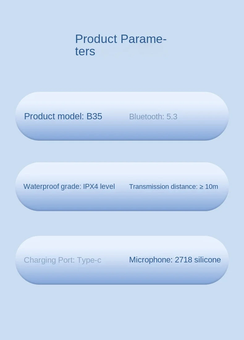 Bluetooth Touch Earbuds – Noise Reduction, Waterproof