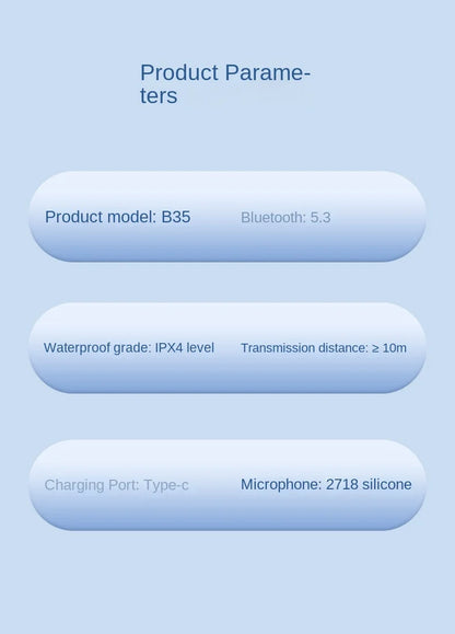 Bluetooth Touch Earbuds – Noise Reduction, Waterproof