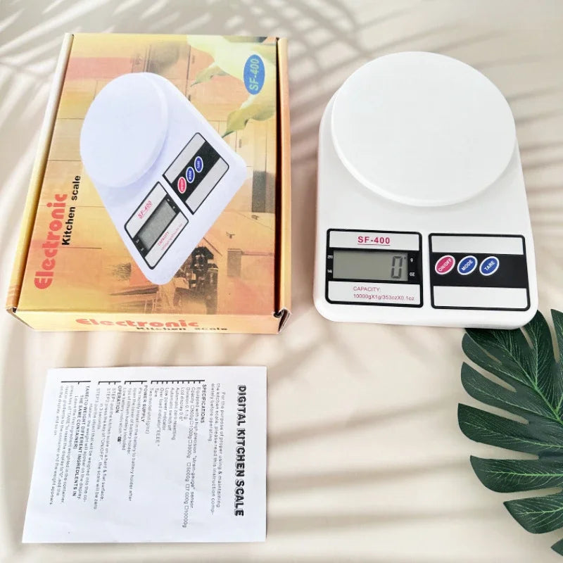 Digital Kitchen Scale 10kg/1g Precise Food Balance Electronic Scale LCD Display Portable Digital Scales Kitchen Accessories