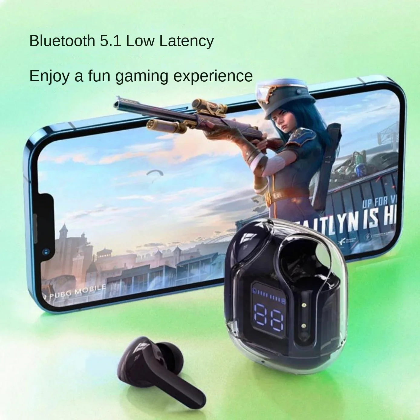 Bluetooth Touch Earbuds – Noise Reduction, Waterproof