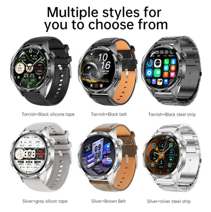 2025 New GT5 Pro GPS Track Smart Watch Men 360*360 AMOLED Screen NFC BT Call Waterproof Health Monitor Man Smartwatches IOS