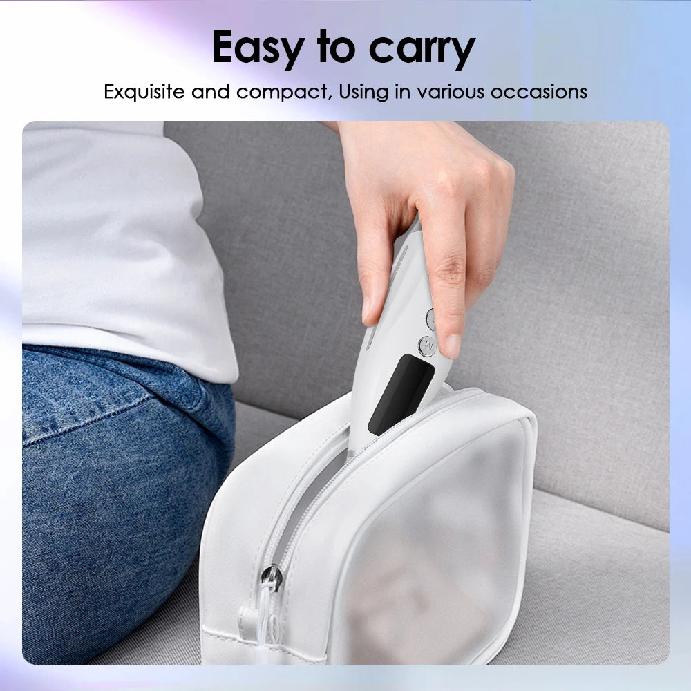 Neck Face Beauty Device Vibration Massage Double Chin Remover LED Anti Wrinkle Skin Tightening Facial Massager