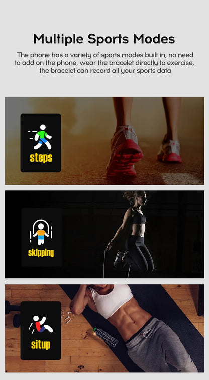 New 116plus Smartwatch Bracelet Waterproof With smart watch blood pressure Sleep Monitor Heart Rate Monitor And Fitness Features