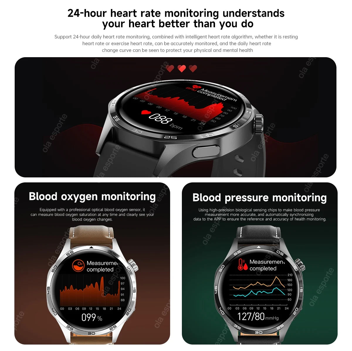 2025 New GT5 Pro GPS Track Smart Watch Men 360*360 AMOLED Screen NFC BT Call Waterproof Health Monitor Man Smartwatches IOS