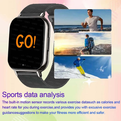 Ladies Men New 1.83" Smart Watch HD Full Screen Ultra Wireless Call Show Time Call Reminder Custom Photo Watches For Android Ios